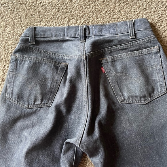 Levi’s 501 raw egocentric bottoms wide leg size 30x29 stone color - Picture 3 of 7